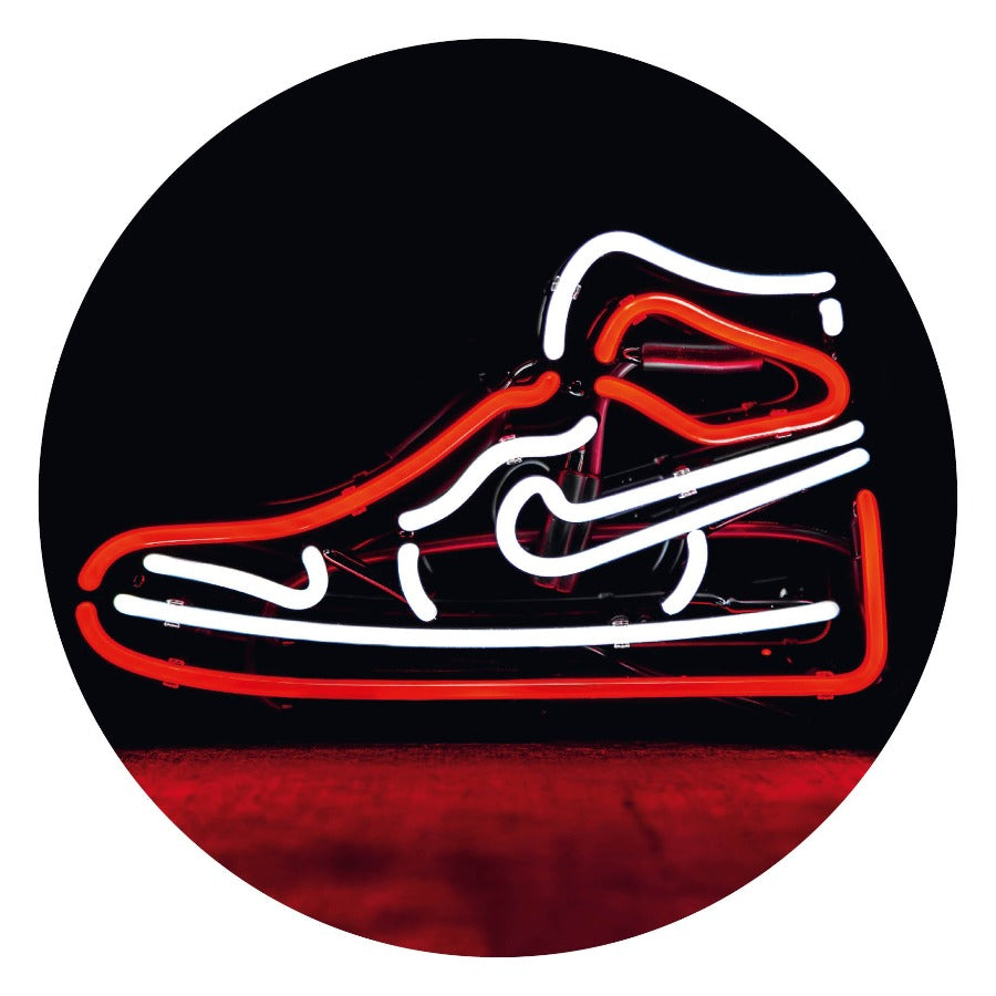 Wandcirkel Neon Nike