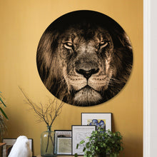 Afbeelding in Gallery-weergave laden, Wandcirkel African Lion
