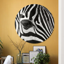 Afbeelding in Gallery-weergave laden, Wandcirkel Zebra
