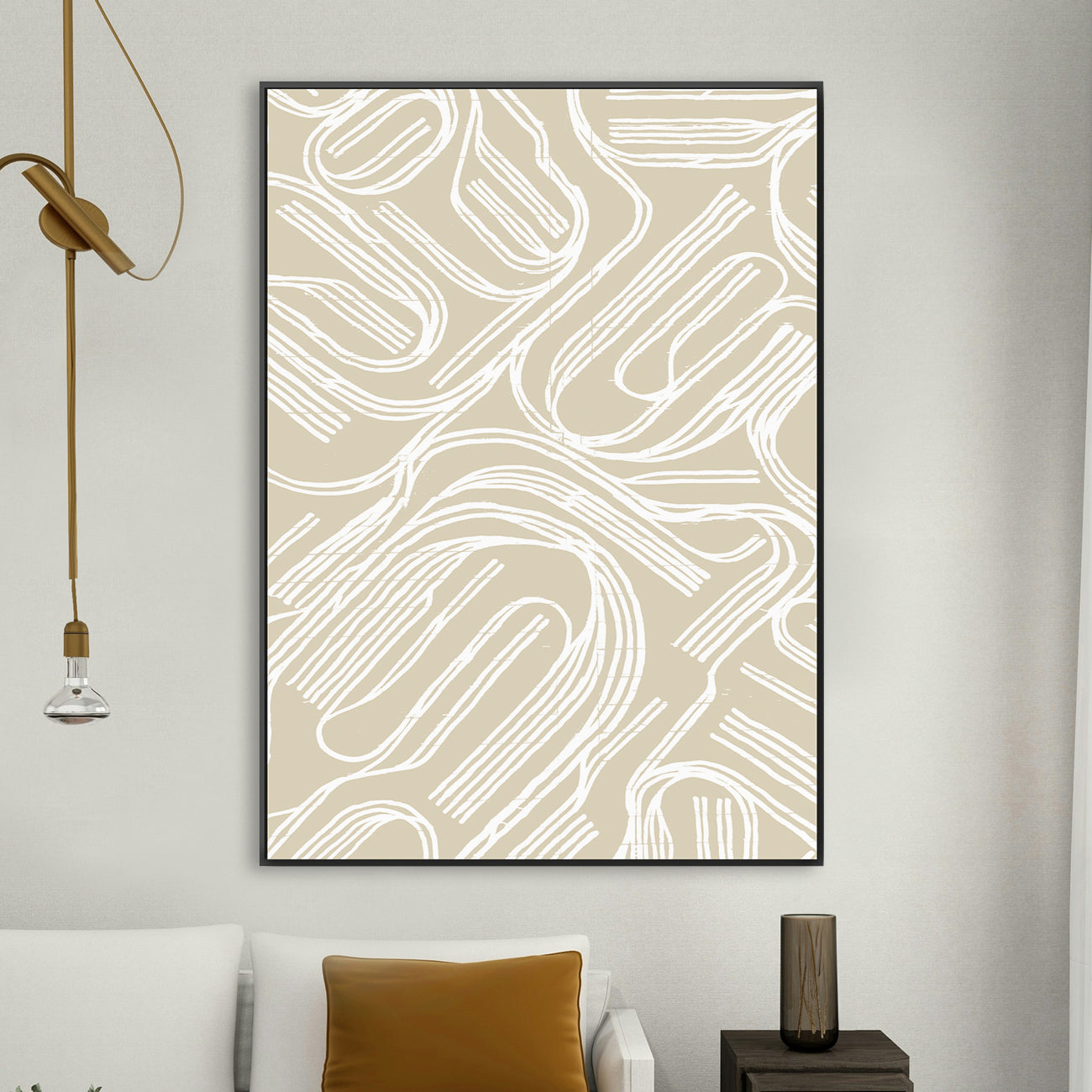 Canvas Print Boho Baklijst