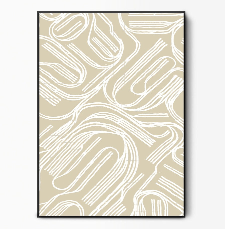 Canvas Print Boho Baklijst