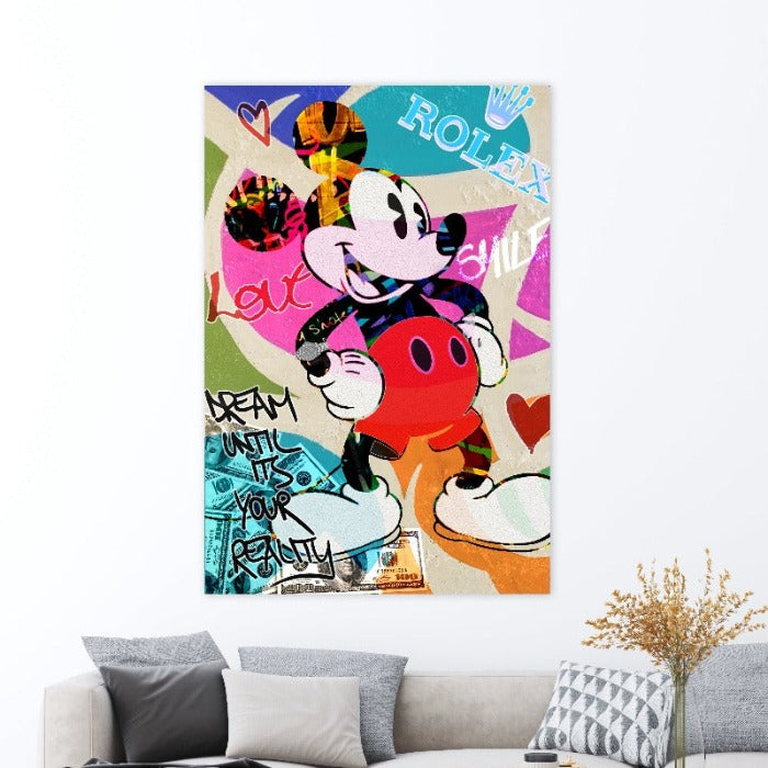 Schilderij Mickey Mindset