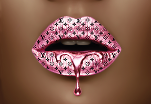 LV Pink Lips No2