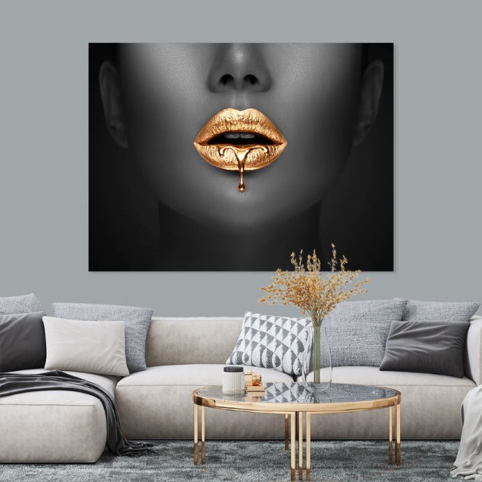 Poster - Gouden Lippen