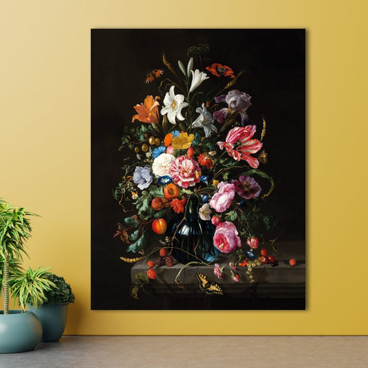 Poster Stil Leven Vaas met Bloemen