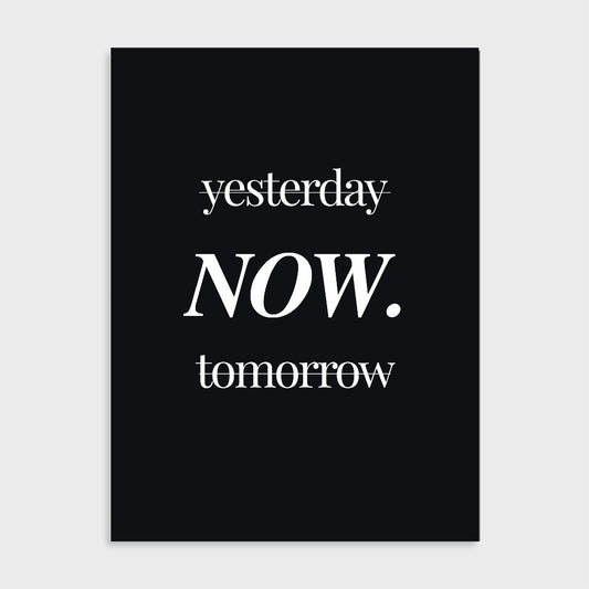 Poster - Yesterday NOW tororrow