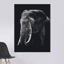 Afbeelding in Gallery-weergave laden, Schilderij-Dark Elephant No1-PosterGuru
